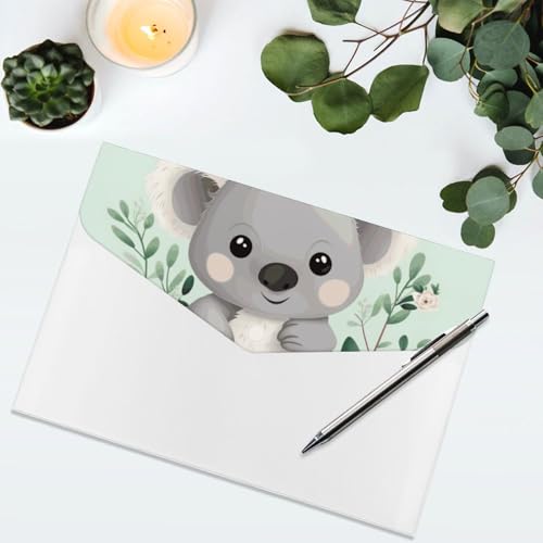 Porte-documents durable Koala à 6 compartiments pour bureau et CV