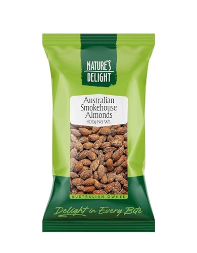 NATURES DELIGHT SMOKEHOUSE ALMONDS 400GM