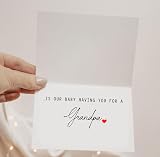 DiandDesignGift The Only Thing Better Than Having You As My Dad ...Is Our Baby Having You For A Grandpa - Pregnancy Announcement Greeting Card - Dad Card - We're Pregnant Card - Father's Day Gift