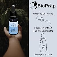BioPräp® Vitamin D3 Tropfen für Kinder und Säuglinge | 680 Tage | ohne Zusätze | 20 ml | Made in Germany | zertifizierte Produktion – Ansicht 4
