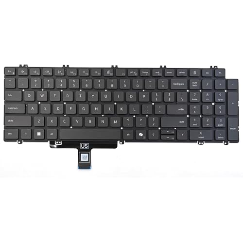 KGIGIBE Replacement Backlit Keyboard for Dell Precision 3591 / Precision