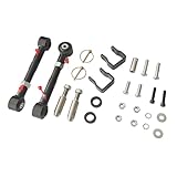 Fundyliue Adjustable Front Swaybar Quicker Disconnect System Upgrade Replacement for 1998-2006 TJ Cherokee 1984-2001 Replaces 2030 Front Sway Bar Disconnects XJ with 2.5' - 6' Lifts