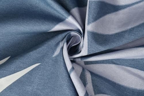 BSB HOME 120 TC Double Floral Bedsheet with 2 Pillow Covers | 110 GSM Soft Brushed Microfiber - Breathable & Wrinkle Free - (86 X 88 Inch, Grey & Black & White)