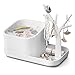 Inmorven Schmuckständer Schmuckkästchen Damen, Kosmetik Organizer Make up Organizer, Schmuckhalter, Schreibtisch Organizer Schmuckbaum für Ringe Ohrringe Halskette, Geschenke für Mädchen Frauen