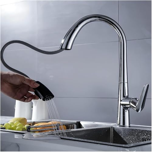 Torneira Goumert Extensivel Cozinha Pia Bancada Monocomando Luxo Agua Fria Quente Jatos Agua 360 Gra