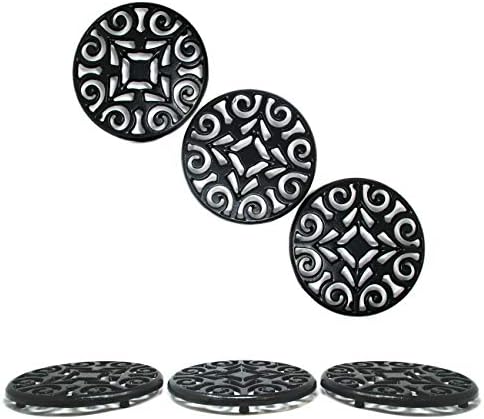 Trademark Innovations Trivet, 7.5", Black image 5