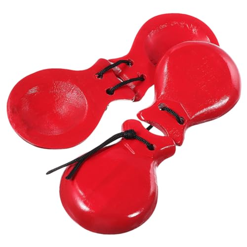 NULYLU Early Music Education Toys Wooden Castanets Music Rhythm Castanets Perfect for Children's Development