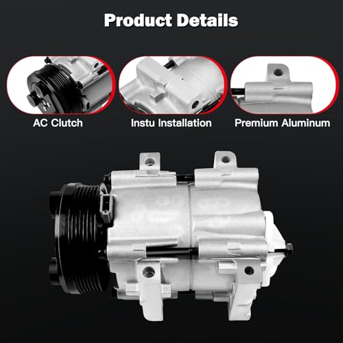 Image of cciyu AC Compressor for Ford Escort 1.9L 1992-1996 for Ford Escort 2.0L