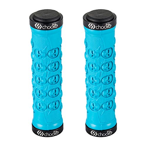 Choose Mountain Bike Grips Bicycle Handlebar Grips Double Lock On Mtb Grips Bmx Folding Bike Grip Blue #TOP1
