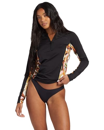 Billabong Women's Standard Core Long Sleeve 1/2 Zip Rashguard