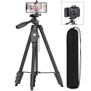 XXZU 60″ Camera Tripod with T...