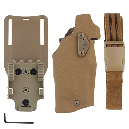 OAREA - OAREA 6 3do Taktisches Pistolenholster for G 17/19 mit X300/x300U Leichte Schnellfreisetze Holster Militärjagd Airsoft Accessoires (Color : GB74 CB)