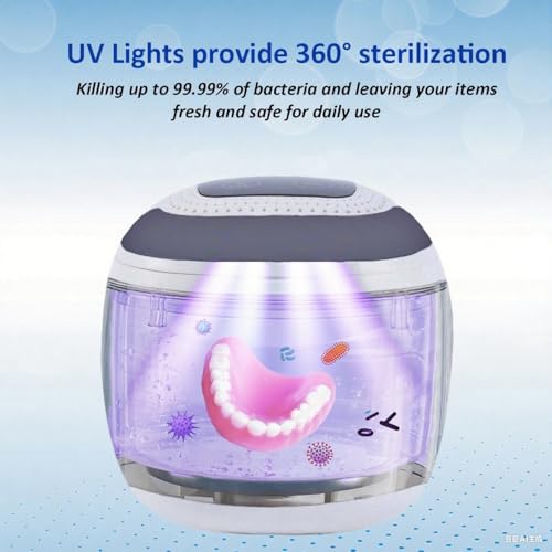 Machine de nettoyage dentaire à ultrasons 45 kHz avec séchage UV pour gouttières et prothèses - 3