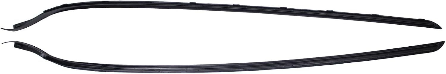 ApplianPar 2Pcs Front Left Driver and Right Passenger Side Windshield A-Pillar Trim Molding for Fiesta 2011-2019