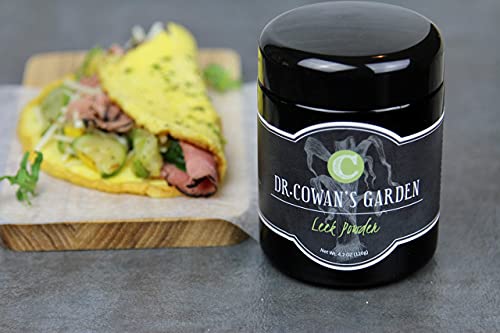 Dr. Cowan's Garden Leek Powder, With Organic Leeks; In Miron Glass Jar. Usa Grown, 50 Servings #TOP3