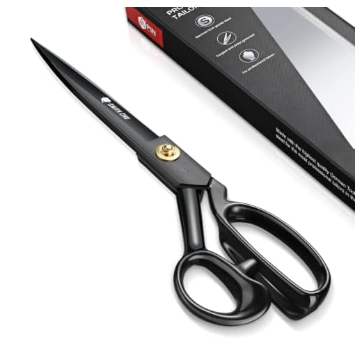 SMITH CHU Sewing Scissors-Heavy Duty Tailor Scissors Shears for Fabric,Leather,Raw Materials,Dressingmaking,Altering-Professional Upholstery Shears for Dressmakers Students Office Crafting (12 inch)