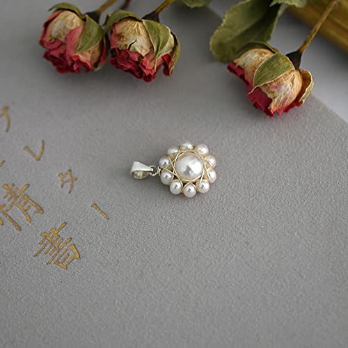 Collier perle d'eau douce naturel le cadeau d'anniversaire idéal avec pendentif artisanal - 2