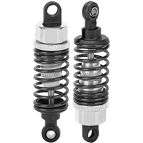 Image of Omquot RC Metal Spring Shock Absorber, Durable Spring Shock Absorber for Slash 2WD RC Cars 70mm 2pcs (Silver)