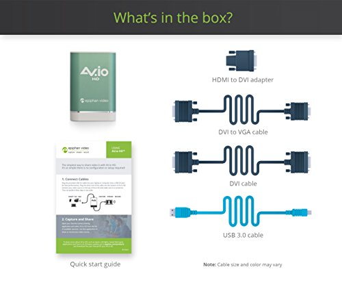 Av.io Hd - Grab And Go Usb Video Capture For Vga, Dvi, And Hdmi Up To 1080P At 60 Fps #TOP6
