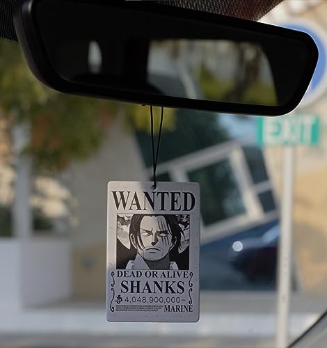 Image of PumpCar 2 pieces shanks double-sided hanging Japanese anime vanilla-scented One Piece car air freshener Cool anime hanging air fresheners for rearview mirror Car Interior Accessories Household Gifts