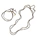 RTAEANHARI New 2026 Unisex Six Sided Snake Chain Bracelet Waterproof 18K Gold Plated Accessories 316L Stainless Steel Jewelry Findings Fashion Trendy Creative Gift For Women And Men