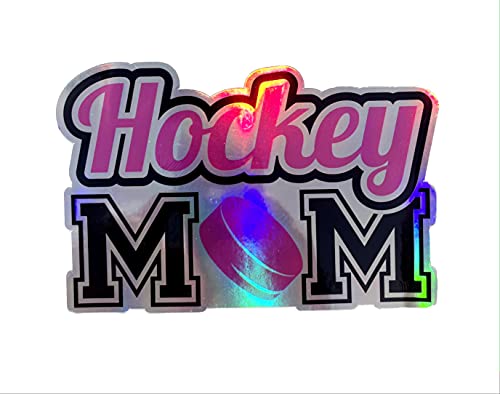 Calcomanía de hockey sobre hielo WickedGoodz de vinilo resistente para camiones y paredes 2