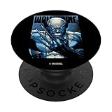 Marvel X-Men Wolverine Claws Close Up Blue PopSockets Standard PopGrip