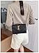 Stylish Square Crossbody Handbag for Women with Chain Strap, Casual Fashion Shoulder Purse