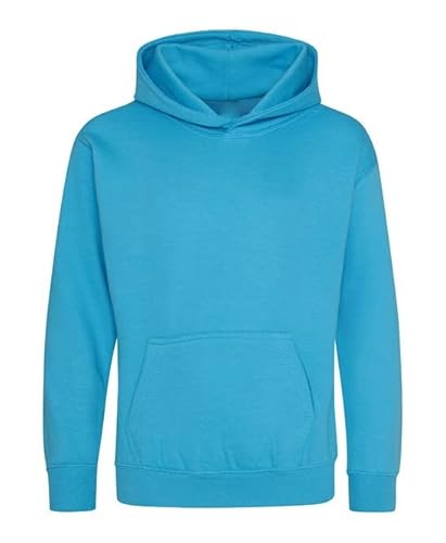 COOZO Unisex Kids Hoodie - Hawaiian Blue - 12-13 Years