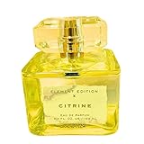 Citrine Eau de Parfum for Women – Long Lasting Fragrance Spray – Fresh, Bright Citrus Scent – 3.4 FL OZ / 100 ml