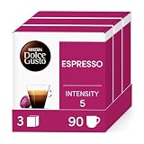Nescafé Dolce Gusto Espresso   Café   90 Capsules (Pack de 3 boîtes XL x 30)