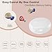 Rechargeable Hearing Aids for Seniors with Hearing Loss,Digital Hearing aid with Smart Noise Reduction chip,Clear Sound Quality and Comfortable Wearing,Battery level display,Super-Mini, Auto-On/Off