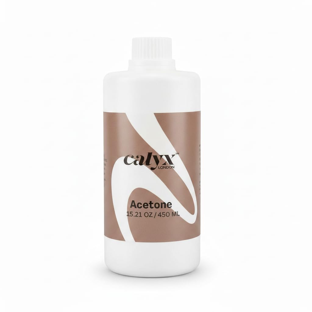 Calyx Acetone 450ml | Professional Nail Polish Remover | Fast Gel Polish Removal | Strong & Effective Formula | Salon & Home Use-image-2
