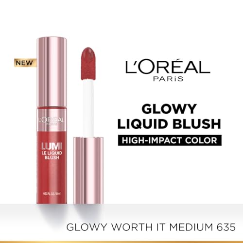 Image of L'Oreal Paris Lumi Le Liquid Glowy Blush, 635 Worth It Medium