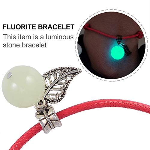 STOBOK 6Pcs Brilha No Escuro Pulseira Pulseiras Ajustáveis â€‹â€‹Punho de Pulso para Homens Mulheres