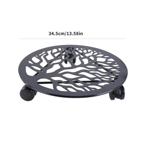Base roulante pour pot de fleurs chariot de transport plante extérieur - 8