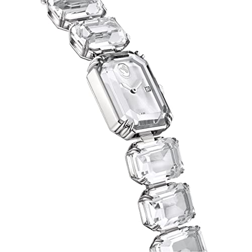 Swarovski Watch, Octagon cut bracelet, White, Stainless Steel by Swarovski - Image 4