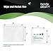 HandyClean Pre-Moistened Lens Cleaning Wipes, Eyeglass Wipes, Screen Wipes, 200 ct of 6 x 5 inches Individually Packed Lens Cleaner Wipes