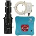 4K HDMI USB Industrial Video Microscope Camera 500X C-Mount Lens with 56-LED Adjustable Ring Light for Phone Tablet PC PCB