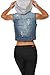 WHITE APPAREL Women's Denim Vest (Basic, Destroyed, Cropped - Various)