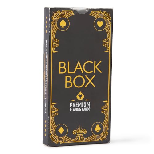 Black Box Premium Plastic Playing Card Game, Bridge Size, Regular Index, Pack Of 3 For Adult - Image 4 thumbnail