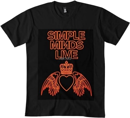 MEIHUANG Simple Live Tour 2020 Minds Siodok - Camiseta ajustada para hombre, Negro, 3XL