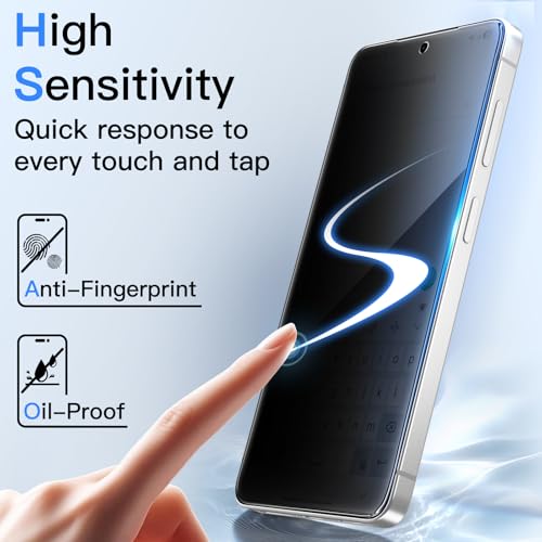 Image of JETech Privacy Screen Protector Guard for Samsung Galaxy S26, 2-Pack