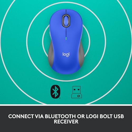 Logitech Signature M550 L Full Size Wireless Mouse Large Sized - Blue - Image 7