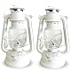 Petroleumlampe für Innenräume 2er Set – Nostalgische Strumlaterne