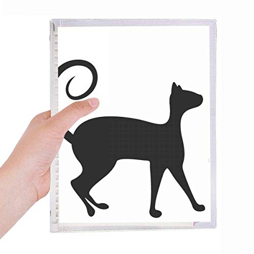 Journal Pet Lover rechargeable chat noir pour organiser vos notes de bureau