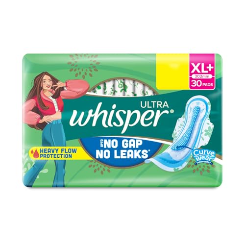 Image of Whisper Ultra Clean Sanitary Pads - 30 Pieces (XL Plus)
