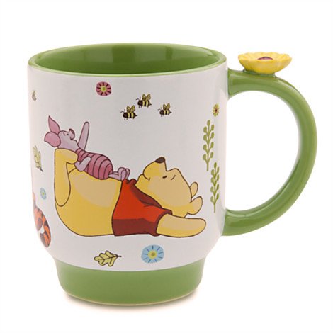 Winnie the Pooh and Friends with Flower Disney Mug / Cup