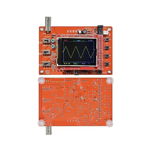 Pantalla LCD TFT de osciloscopio Digital completamente ensamblada de 2,4 'con Clip de prueba de sonda for osciloscopio portátil DSOO138 Identificación rápida