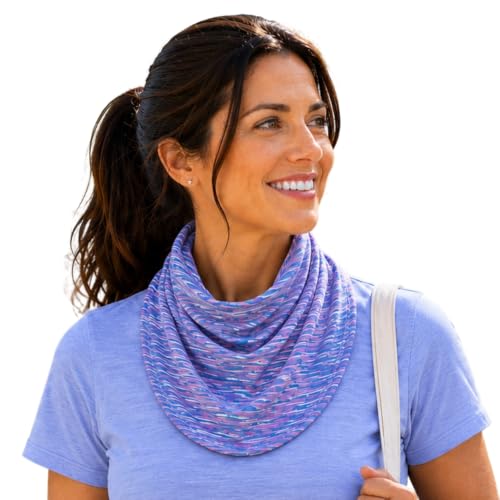 Image of BANDI UPF 50+ Sun Protective Wrap - Reversible Neck Gaiter, Lightweight Scarf with UV Protection for Travel, Made in USA